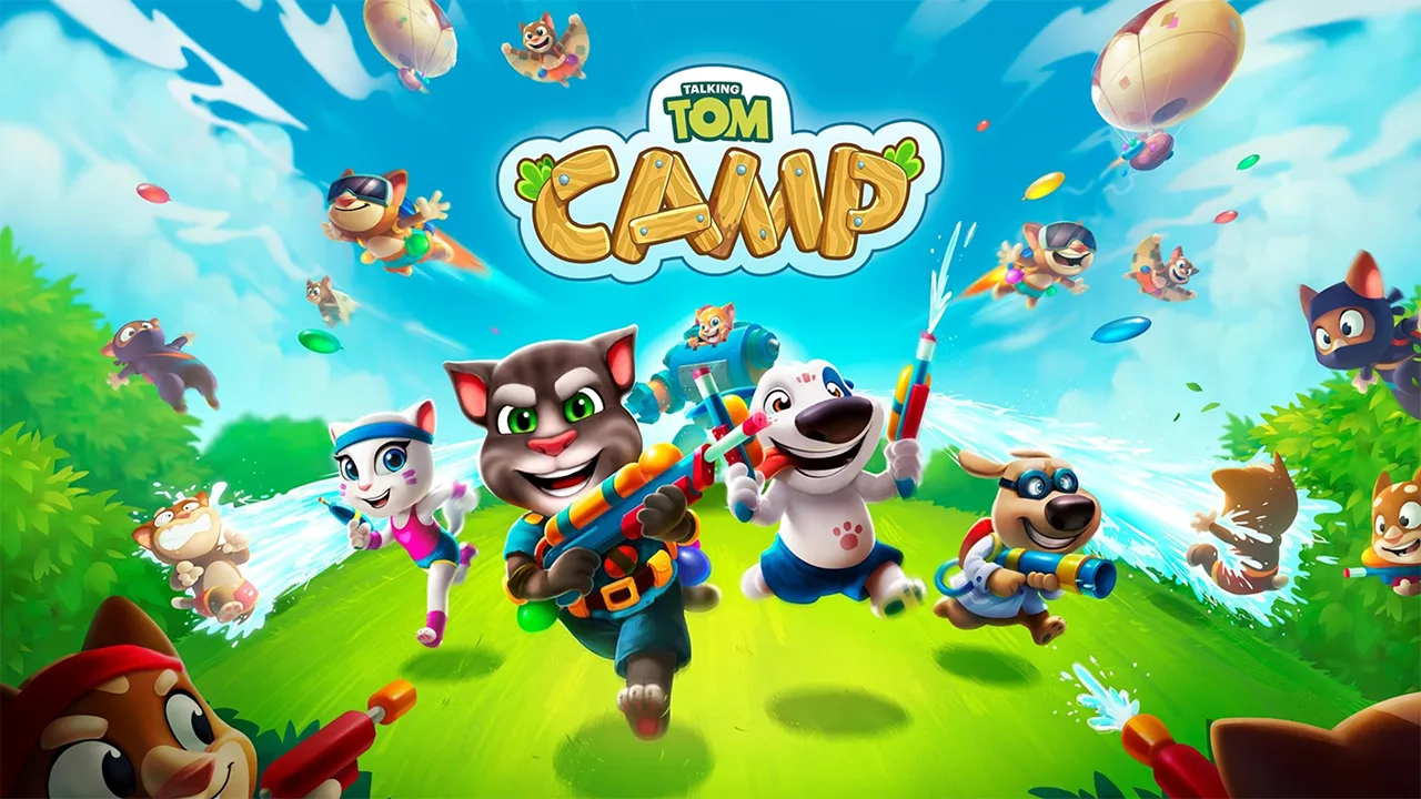 دانلود بازی Talking Tom Camp V1.8.16 (تام سخنگو: اردوگاه) برای اندروید
